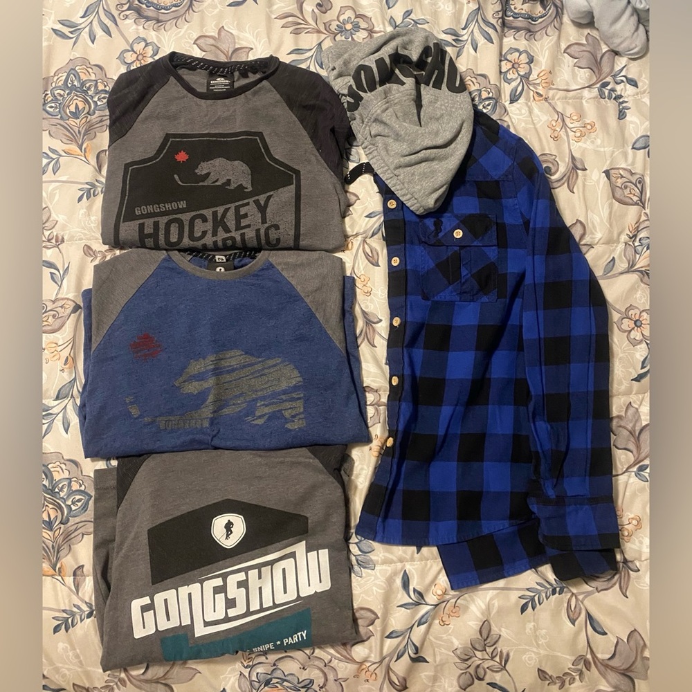 Lot of adult small Gongshow Gear shirts
